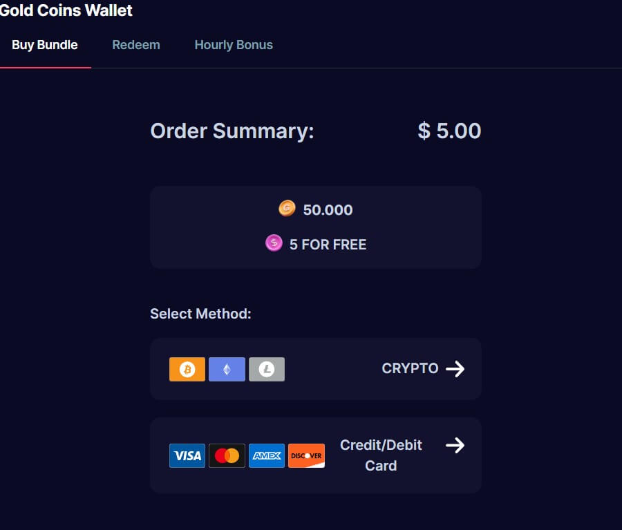 Metodi di Pagamento su Winspark